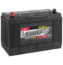 Автомобильный аккумулятор GANZ PRO-Line DIN 105L+ 31S EN 1000А Уни. пол. 330x173x240