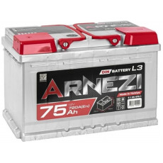 Автомобильный аккумулятор Arnezi DIN SMF 75L+ L3 EN 720А  пр. пол. 278x175x190