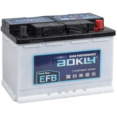 Автомобильный аккумулятор Aokly EFB Stop&Go 70 А/ч R+ L3 EN 730А обр. пол. 278x175x190