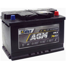 Автомобильный аккумулятор Vst AGM L3 70R+ 720А обр. пол. 278x175x190