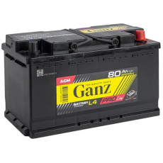 Автомобильный аккумулятор GANZ PRO-Line AGM 80R+ L4 EN 800А обр. пол. 315x175x190