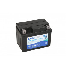 Аккумулятор Мото EXIDE AGM 12-4 3Ач 50A обр. пол. 113x70x85 (YTZ5S, YB4L-B, YB4L-A, YTX4L-BS)