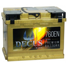 Аккумулятор DECUS 66L прям. пол. 760A 242x175x190