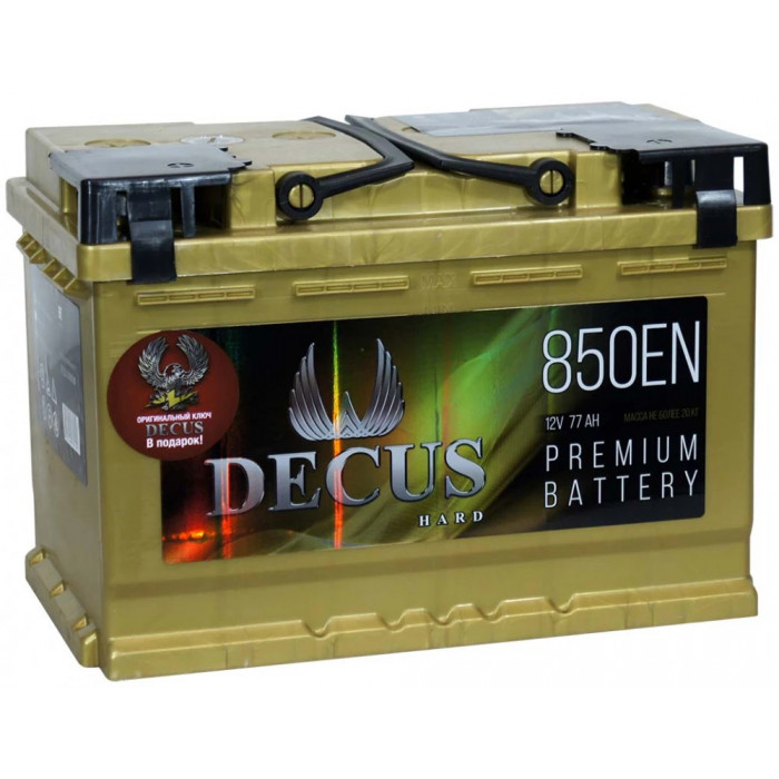 Аккумулятор DECUS 77L прям. пол. 850A 278x175x190