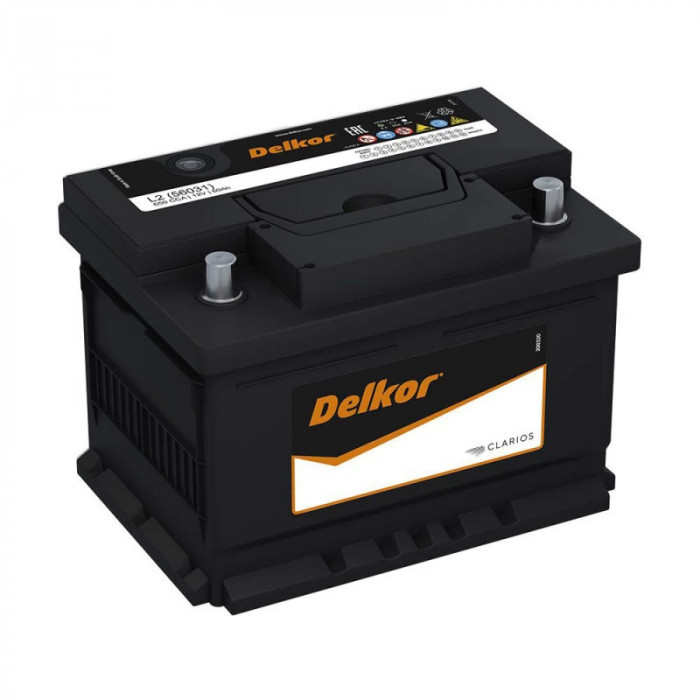 Аккумулятор DELKOR (56031) 60L прям. пол. 525А 242x175x190
