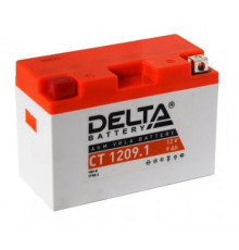 Аккумулятор Мото DELTA CT 1209.1 9Ач 115A прям. пол. 151x71x107 (YT9B-BS)