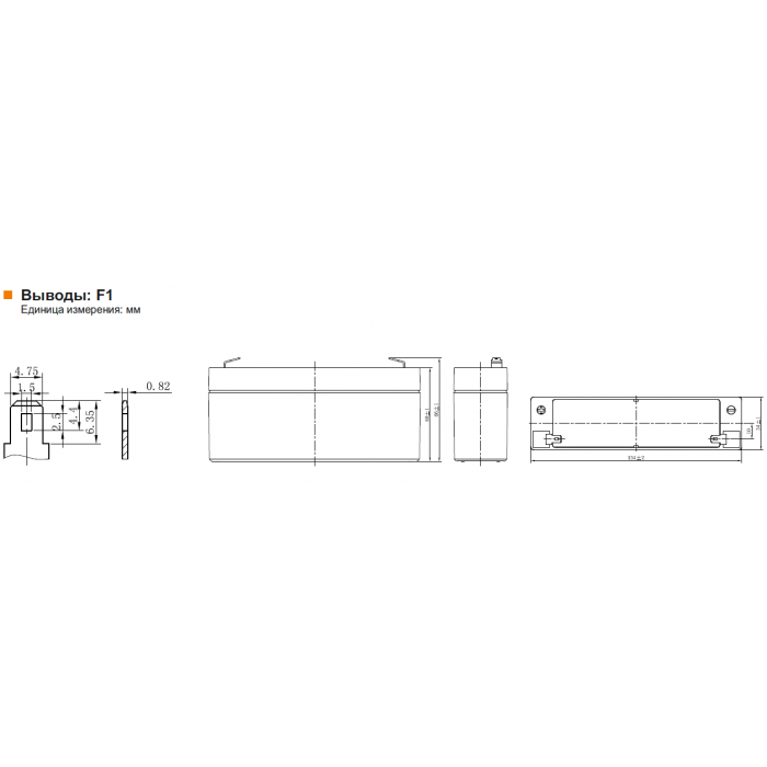 Аккумулятор Leoch DJW6-3.2