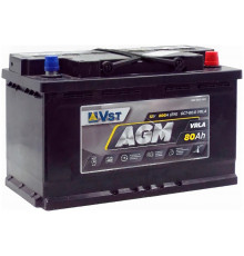 Автомобильный аккумулятор Vst AGM L4 80R+ 800А обр. пол. 315x175x190