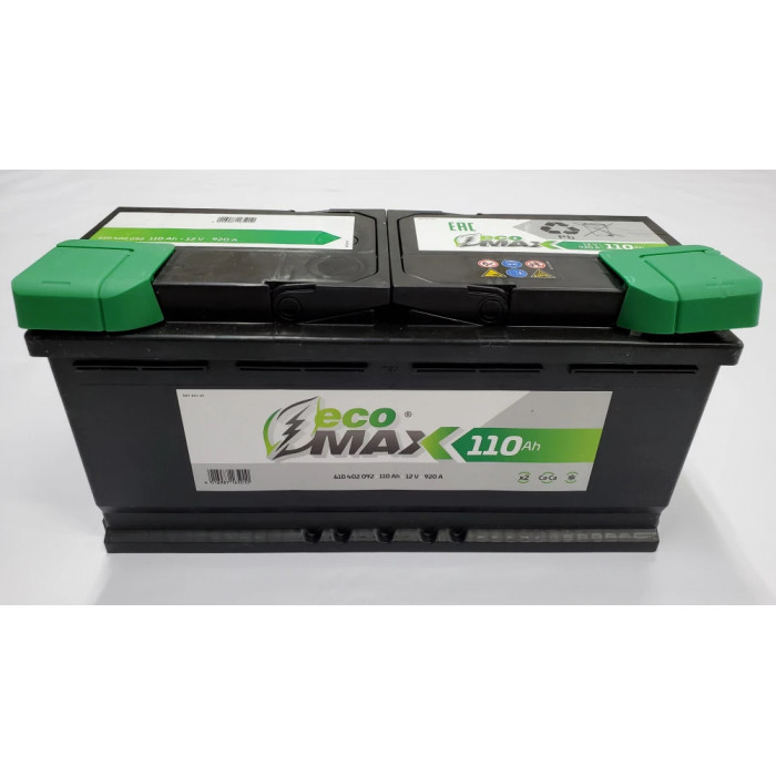 Аккумулятор ECOMAX 110R обр. пол. 920A 393x175x190