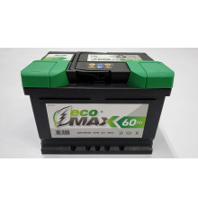 Аккумулятор ECOMAX 60R обр. пол. низкий 540A 242x175x175