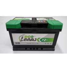 Аккумулятор ECOMAX 72R обр. пол. 680A 278x175x175