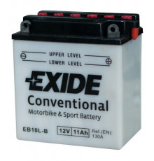 Аккумулятор EXIDE CONVENTIONAL EB10L-B 11Ач 130A обр. пол. 135x90x145