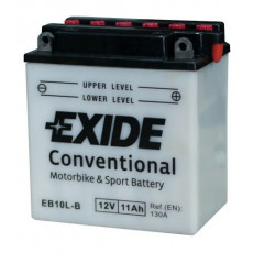 Аккумулятор EXIDE CONVENTIONAL EB10L-B 11Ач 130A обр. пол. 135x90x145