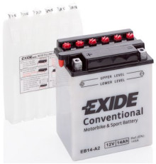 Аккумулятор EXIDE CONVENTIONAL EB14-A2 14Ач 145A прям. пол. 134x89x166