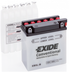 Аккумулятор EXIDE CONVENTIONAL EB5L-B 5Ач 65A обр. пол. 120x60x130