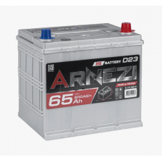 Автомобильный аккумулятор Arnezi JIS SMF 65R+ D23L EN 600А  обр. пол. 232x173x220