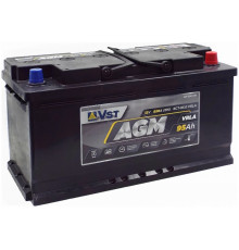 Автомобильный аккумулятор Vst AGM L5 95R+ 850А обр. пол. 353x175x190