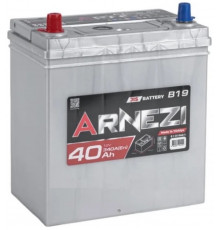 Автомобильный аккумулятор Arnezi JIS SMF 40L+ NS40 B19R EN 340А  пр. пол. 187x127x220