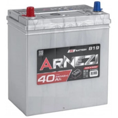 Автомобильный аккумулятор Arnezi JIS SMF 40L+ NS40 B19R EN 340А  пр. пол. 187x127x220