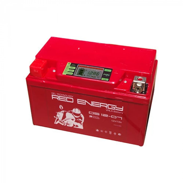Аккумулятор Мото Red Energy DS 1207 7Ач 110A прям. пол. 150x86x94 (YTZ10S, YTX7A-BS)