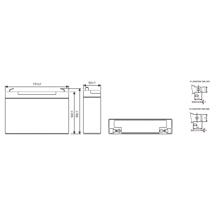 Аккумулятор WBR GP6120