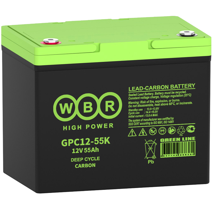 Аккумулятор WBR GPC12-55K
