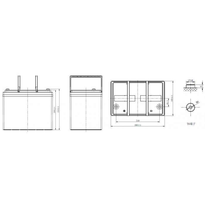 Аккумулятор WBR GPC12-75