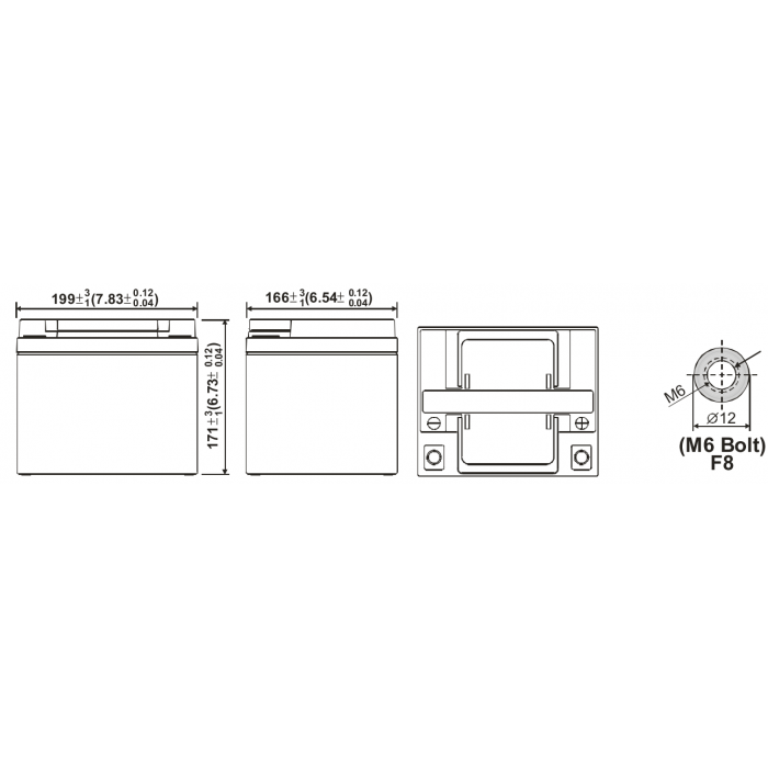 Аккумулятор WBR GPL 12450