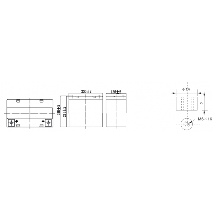 Аккумулятор WBR GPLG12-50