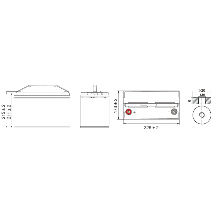 Аккумулятор WBR GPLi24-60