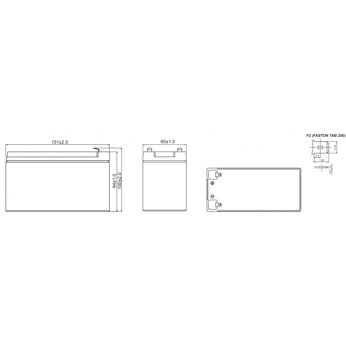 Аккумулятор WBR HR1234W F2
