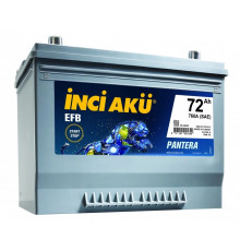 Аккумулятор INCI AKU Nanogold EFB Asia 72R обр. пол. 760A 260x175x220
