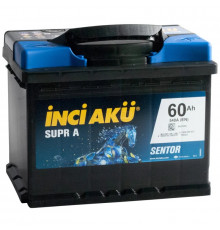 Аккумулятор INCI AKU Supr A 60R обр. пол. 540A 242x175x190