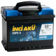 Аккумулятор INCI AKU Supr A 60L прям. пол. 540A 242x175x190