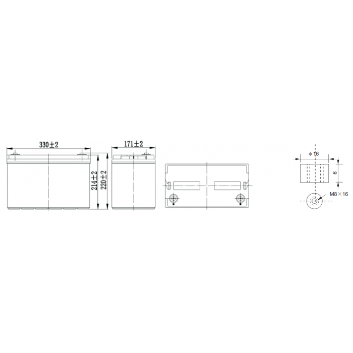 Аккумулятор WBR HTL12-100