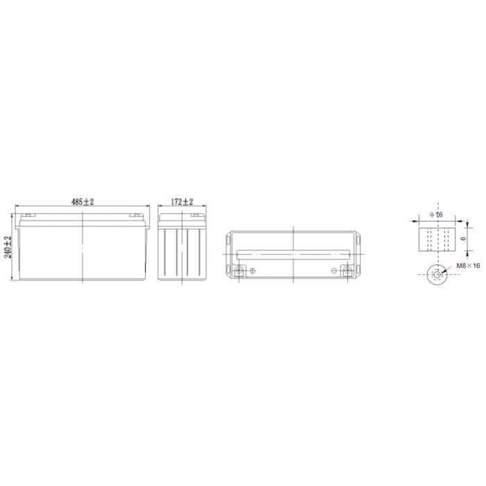 Аккумулятор WBR HTL12-150