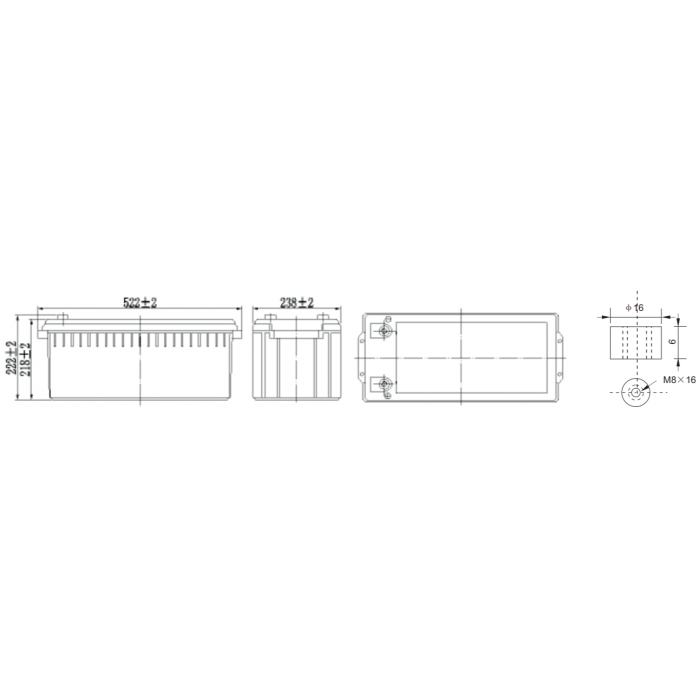 Аккумулятор WBR HTL12-200
