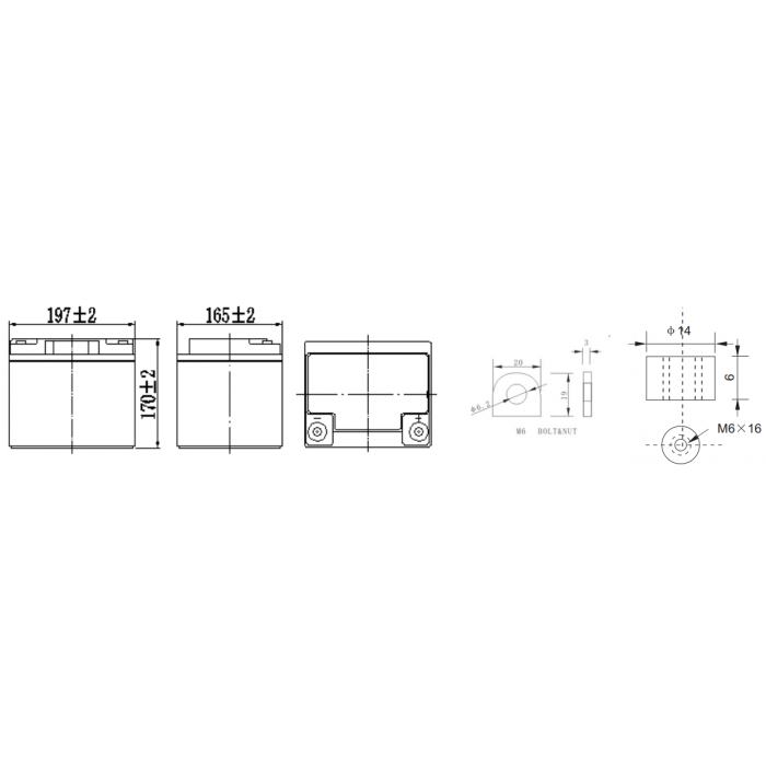 Аккумулятор WBR HTL12-40