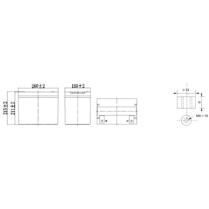 Аккумулятор WBR HTL12-70