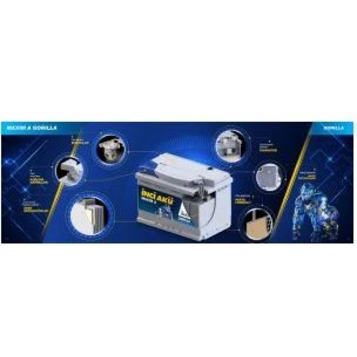Аккумулятор INCI AKU Maxim A 85R обр. пол. низкий 800A 315x175x175