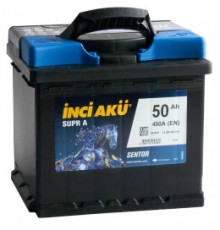Аккумулятор INCI AKU Supr A 50R обр. пол. 450A 207x175x190