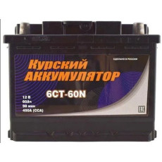Аккумулятор Курский аккумулятор 60L прям. пол. 510A 242x175x190