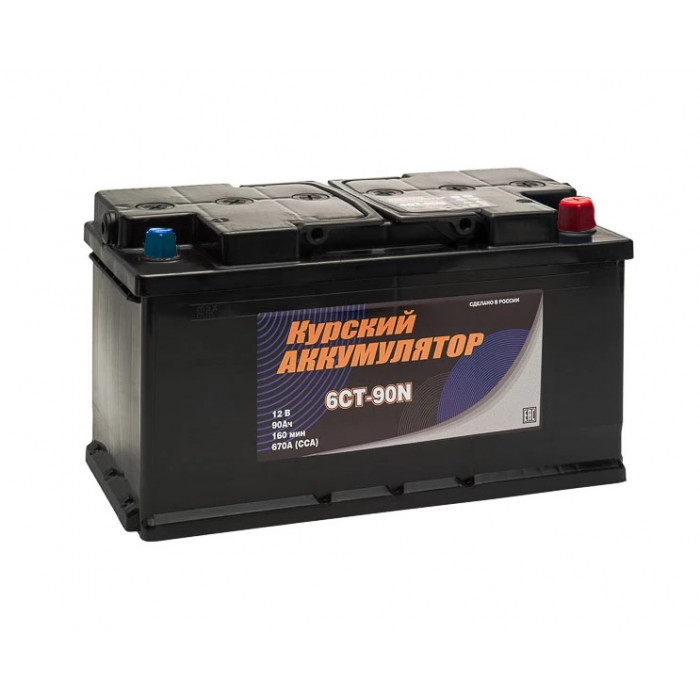 Аккумулятор Курский аккумулятор 90R обр. пол. 780A 353x175x190