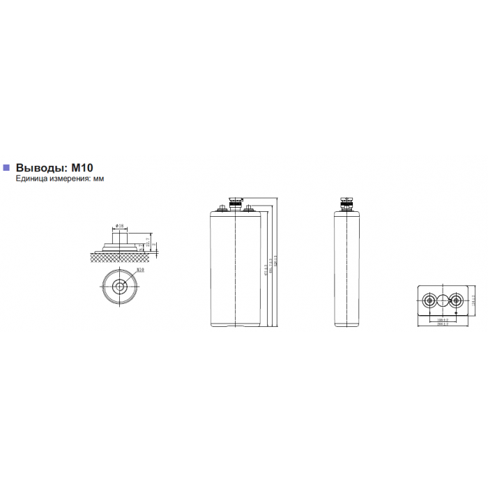 Аккумулятор Leoch 5 OPzS350