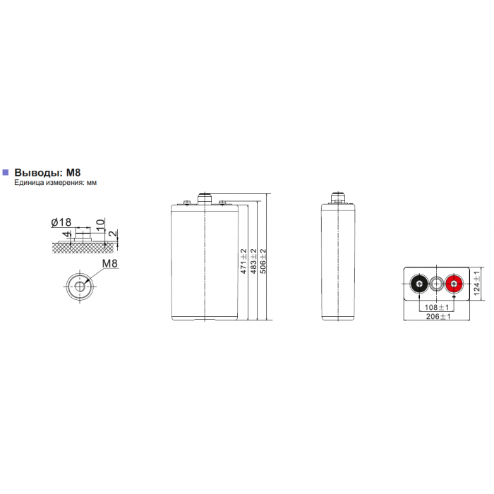 Аккумулятор Leoch 5OPzV350