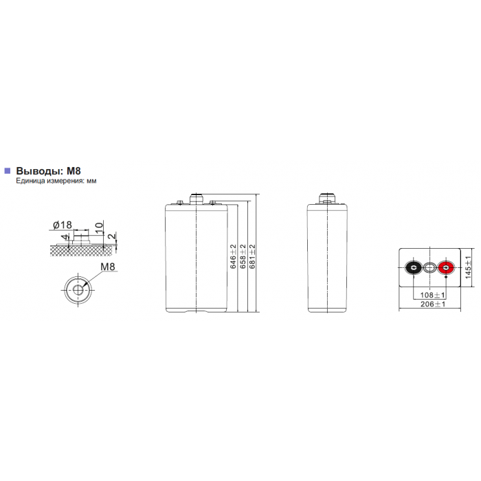 Аккумулятор Leoch 6OPzV600