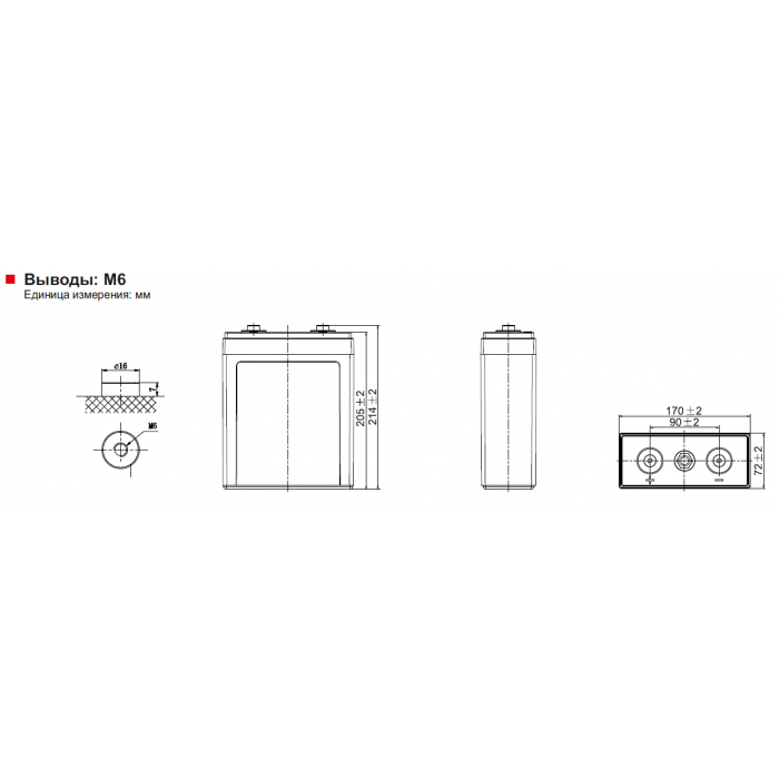 Аккумулятор Leoch DJG100