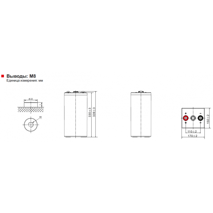 Аккумулятор Leoch DJG300