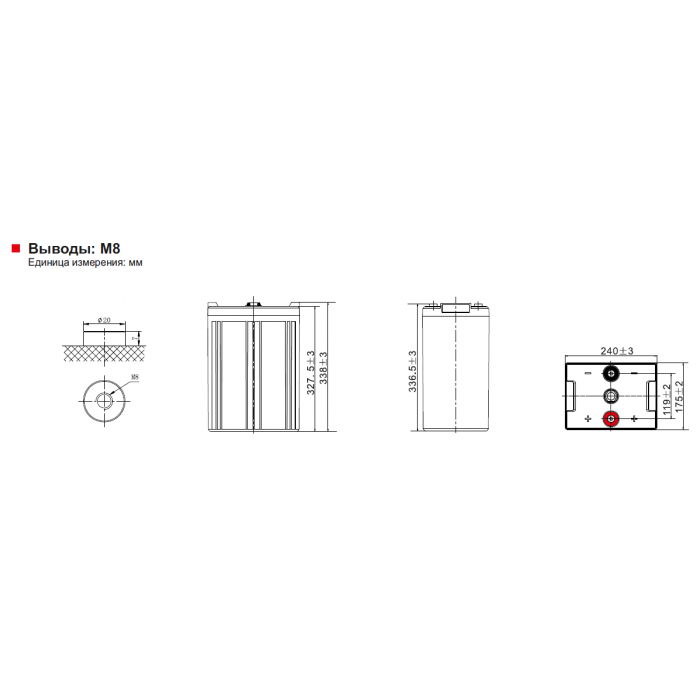 Аккумулятор Leoch DJG500