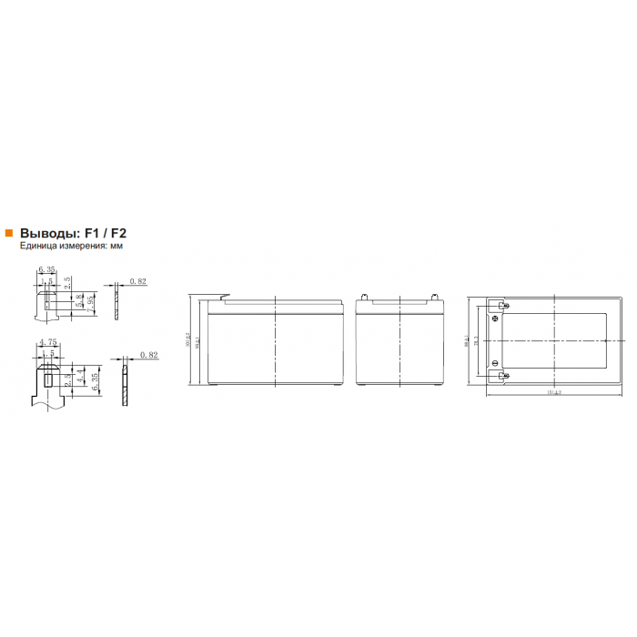 Аккумулятор Leoch DJW12-10